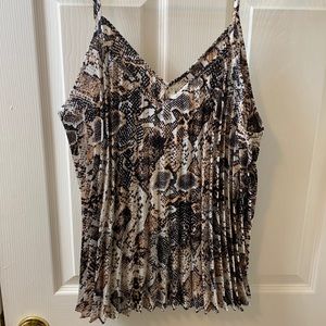 Snake skin top